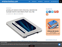 Tablet Screenshot of misterchollos.com